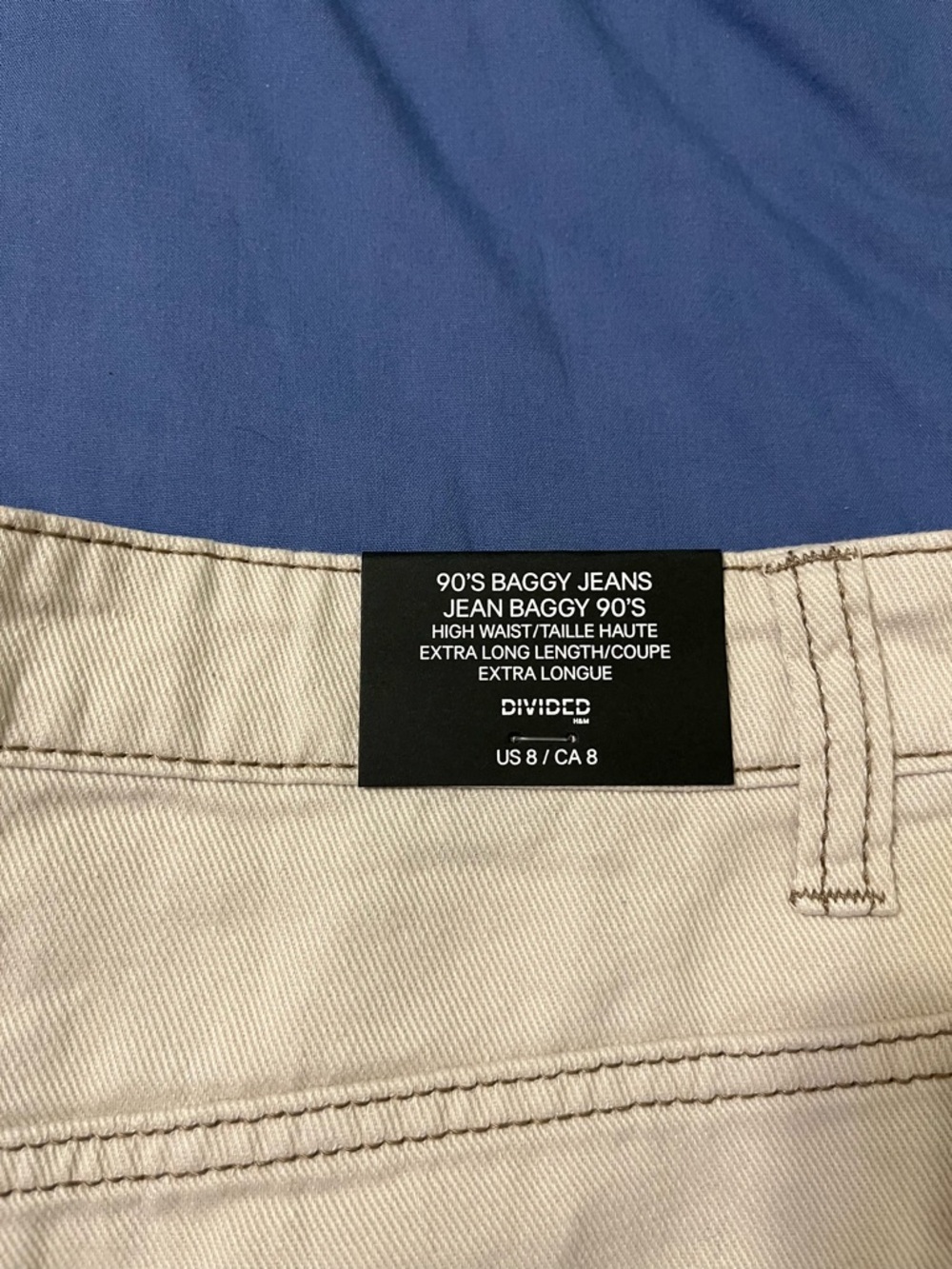 H&M Women’s Baggy 90’s Cargo Jeans in Ivory Coast - Picture 3 of 3